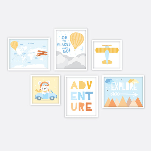 Adventures In The Sky - Gallery Wall